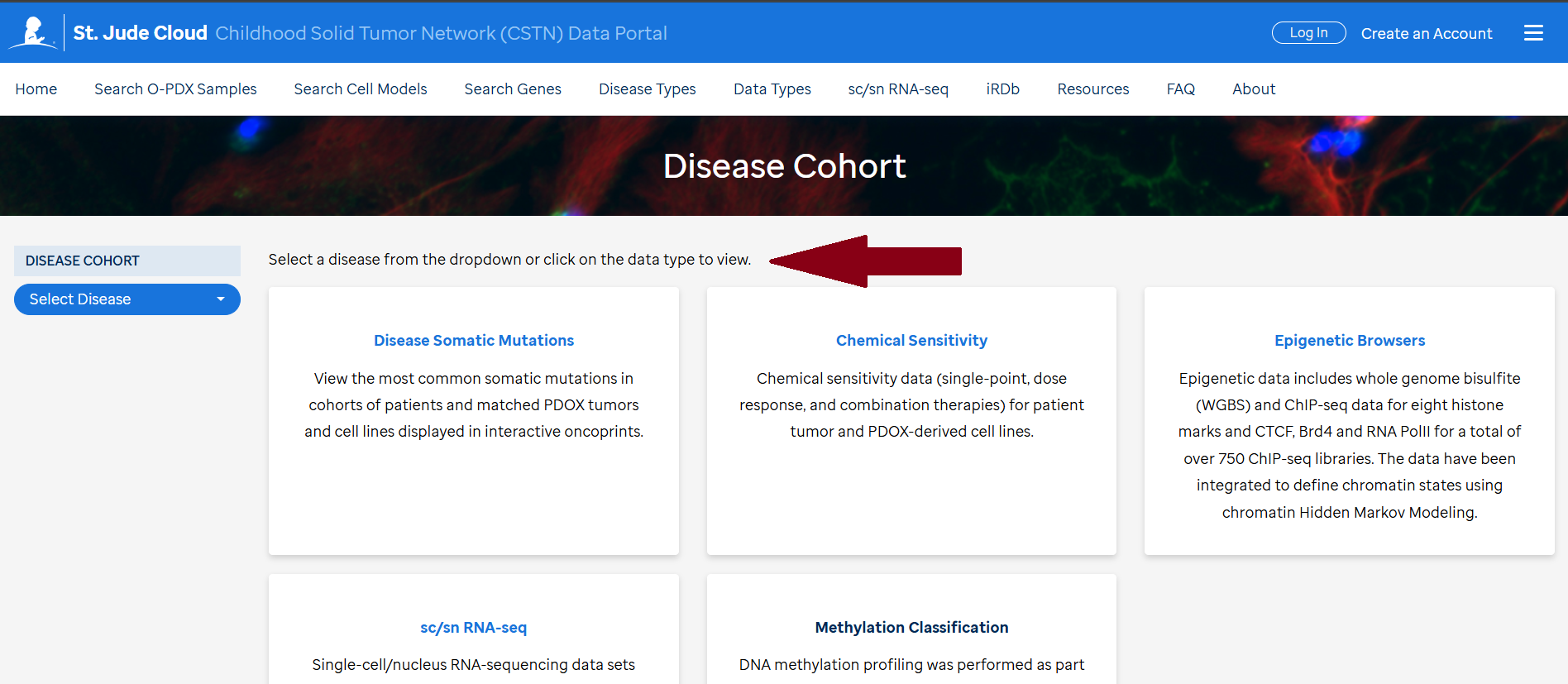 Search multiple genes - Screenshot